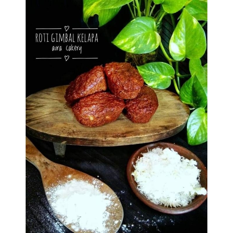 

ROTI GIMBAL KELAPA COKLAT