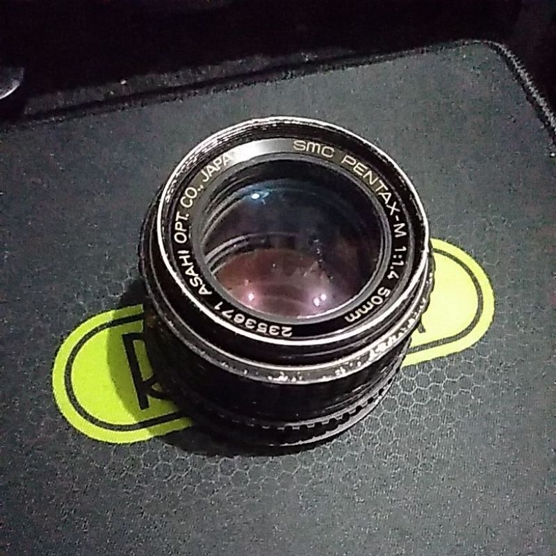 lensa scm pentax-m 1:1.4 50mm