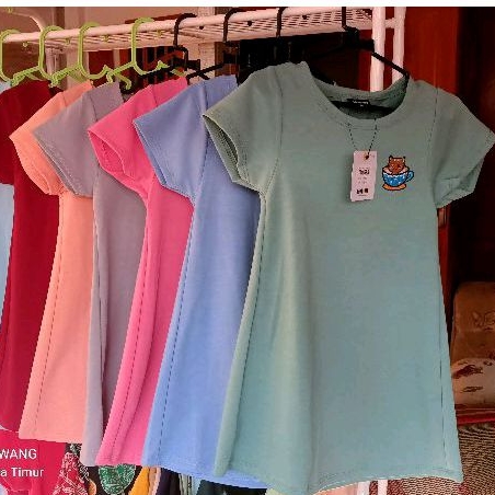 LEMONE Dress Girl Polos Bordir Babyterry Spandex size 06