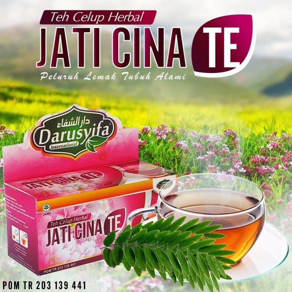 

TEH JATI CINA DARUSYIFA 20SACHET/JATI CINA/TEH PELANGSING/TEH DIET