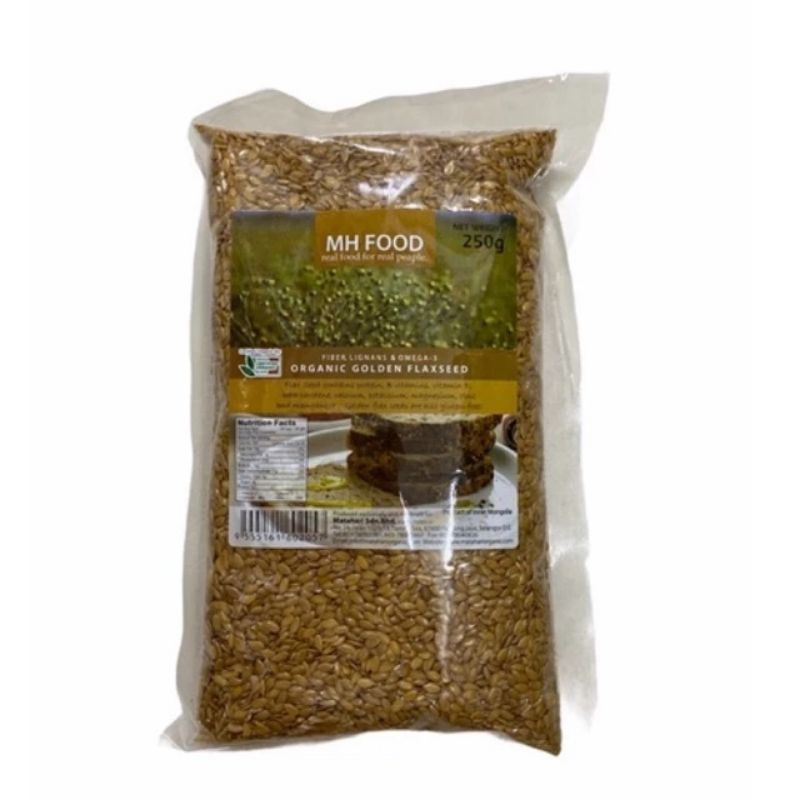 

Mh Food Organic Golden Flaxseeds 250g