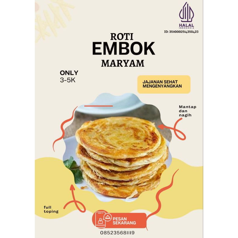 

ROTI EMBOK MARYAM
