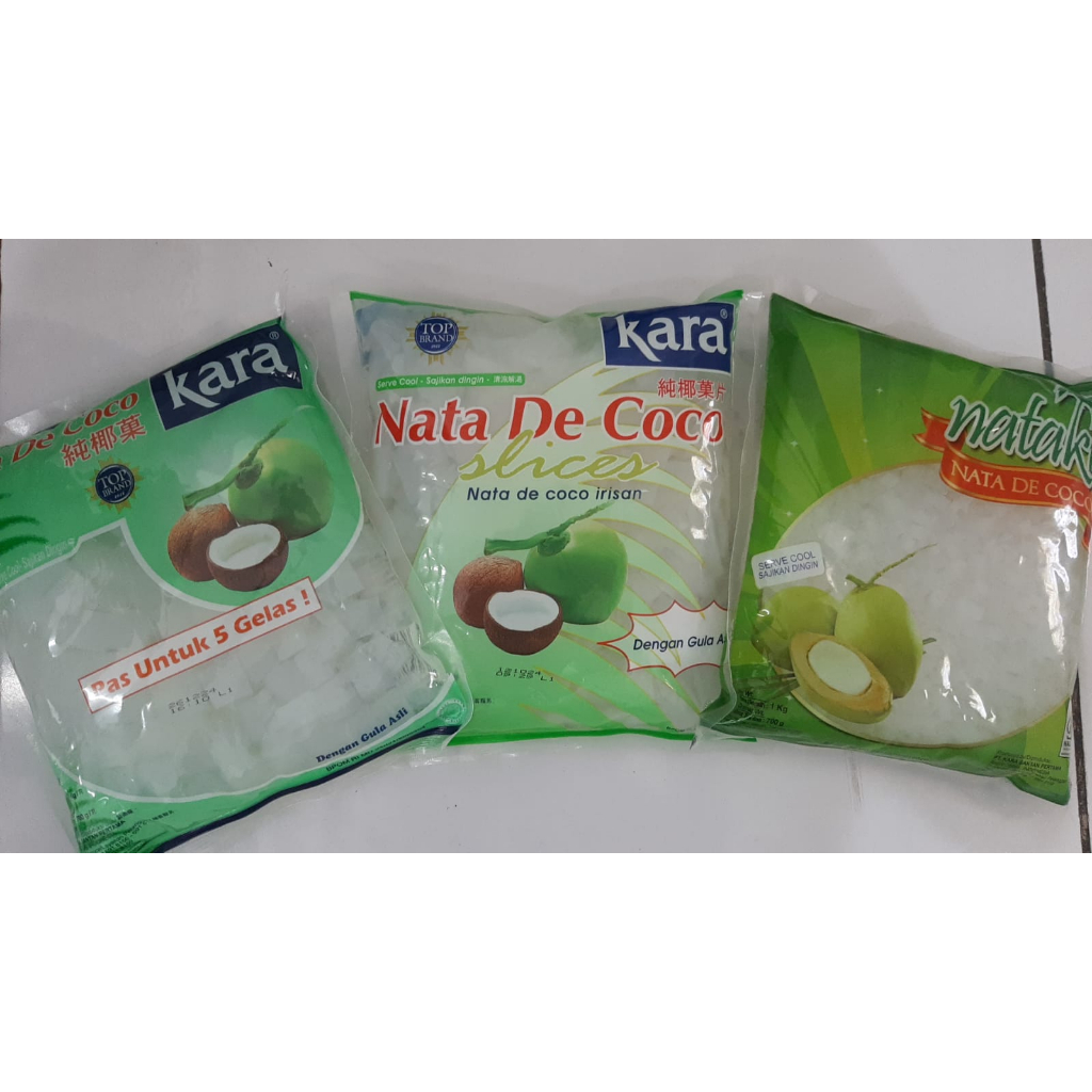 

Natadecoco slice 1kg/ Nata Decoco Kotak/ Nataku 1kg/ Nata De Coco/ Kara