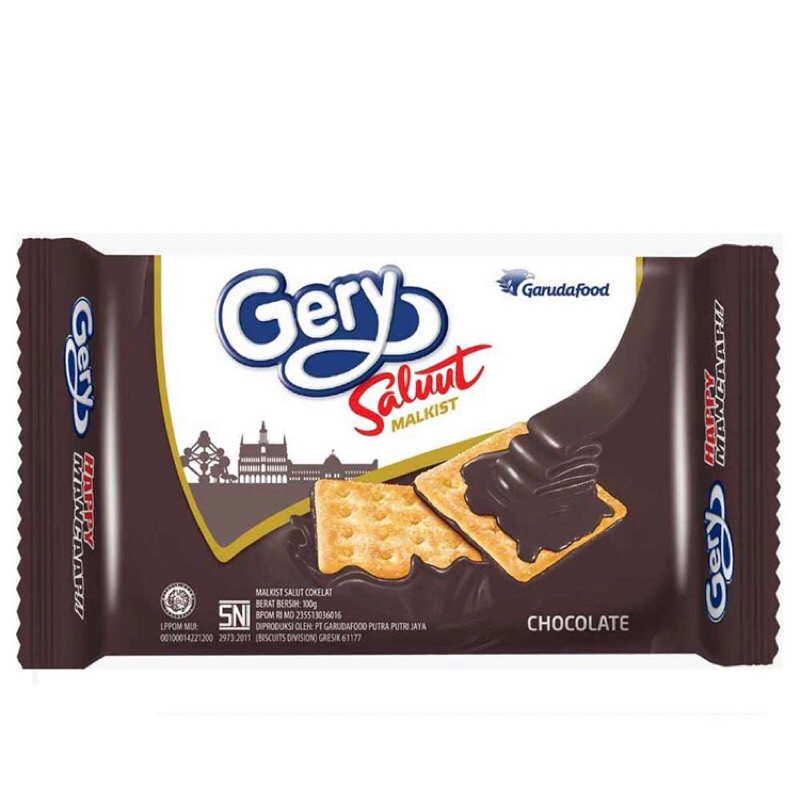 

Gery Saluut Malkist 100g cokelat sweet cheese kelapa