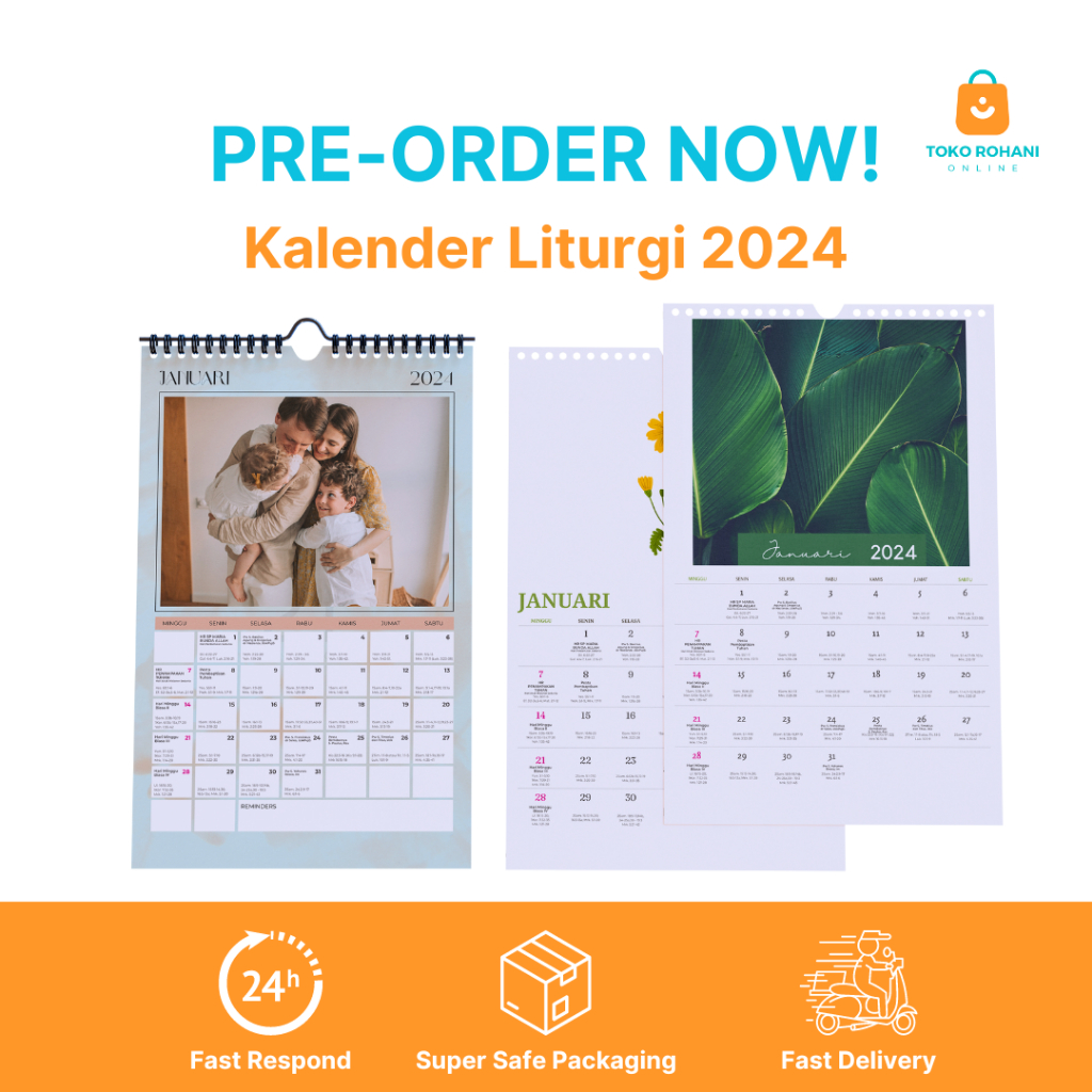 

KALENDER LITURGI 2024 (BISA CUSTOM) - ISI 5 EKS
