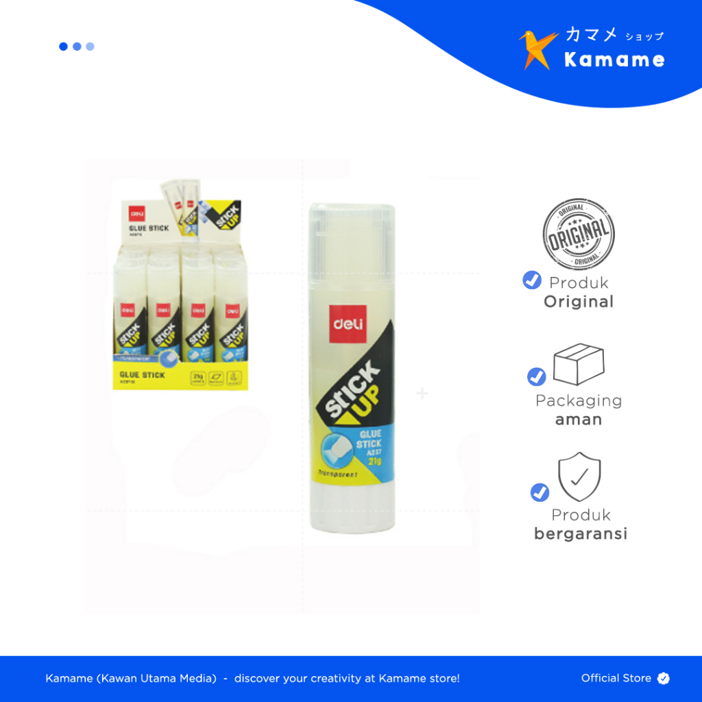 

Deli Glue Stick - One Piece 21g A23710 - Kamame