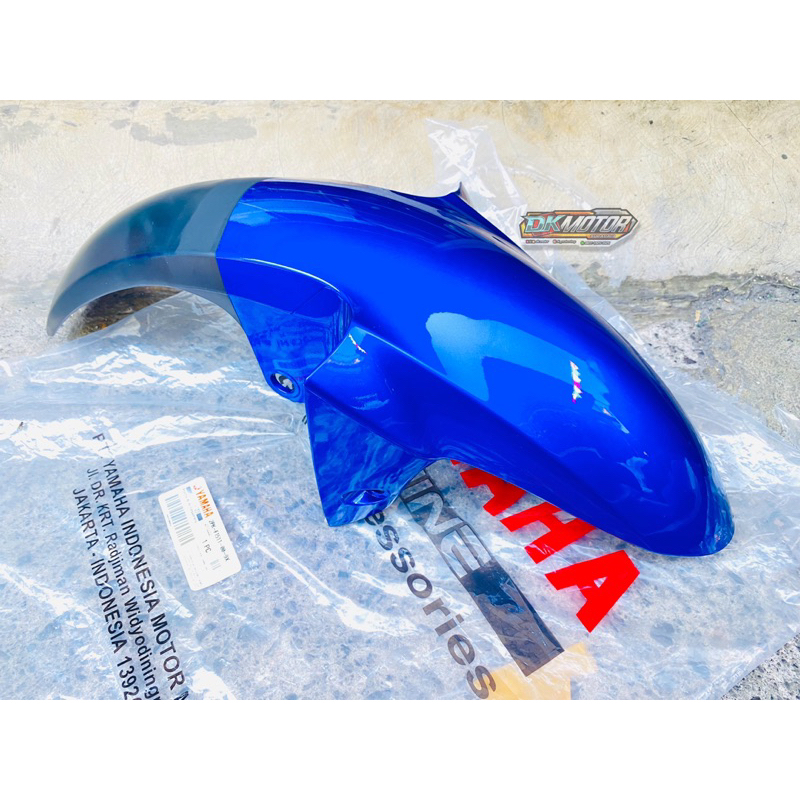 Slebor Spakbor Depan Yamaha R15 old Original Biru Blue Glossy