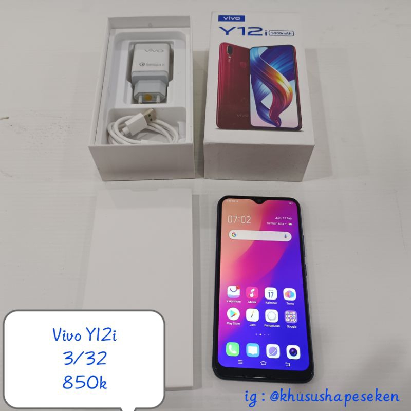 Vivo Y12i 3/32 Seken, Mungil Fungsional