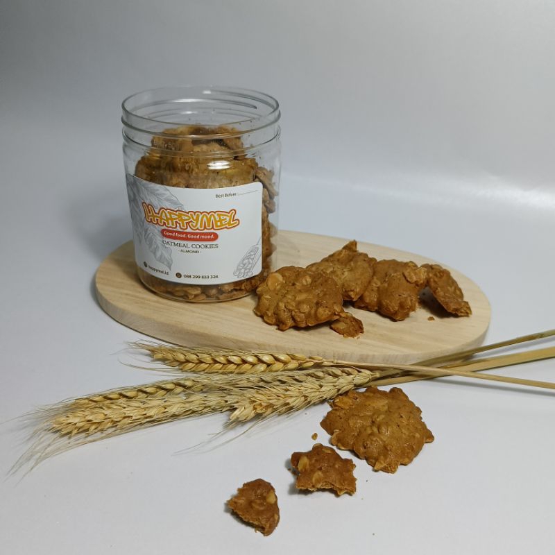 

[happymel] Oatmeal Cookies (Almond / Dark Chocolate / Matcha) 265gr