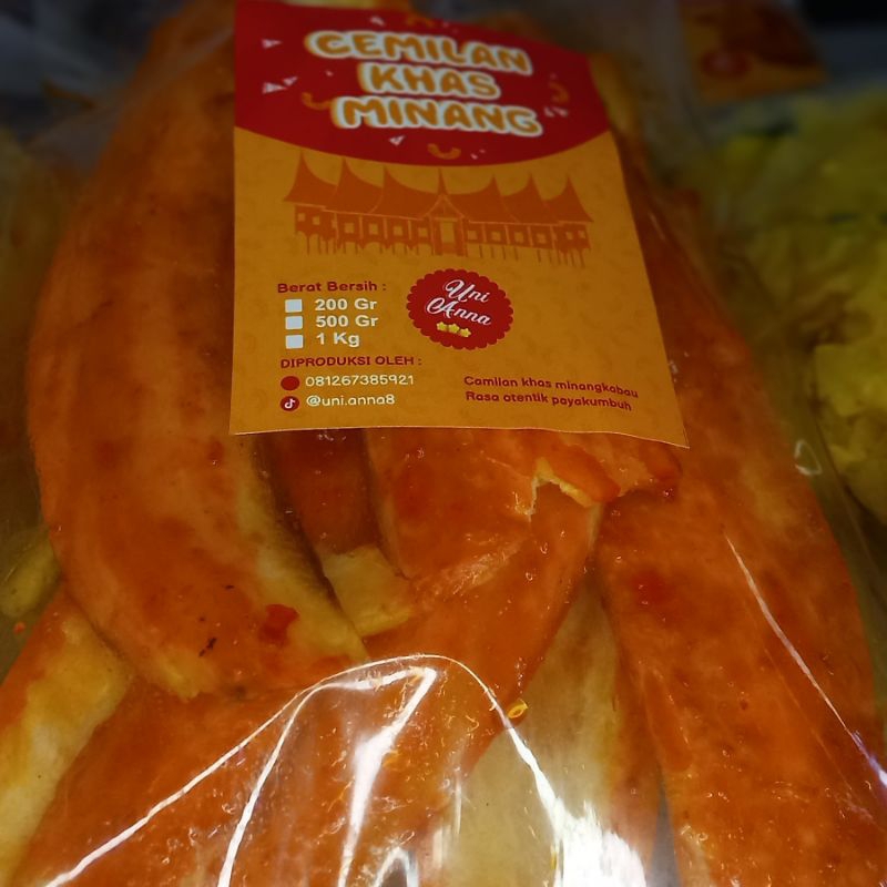 

keripik sanjai balado 500 gr