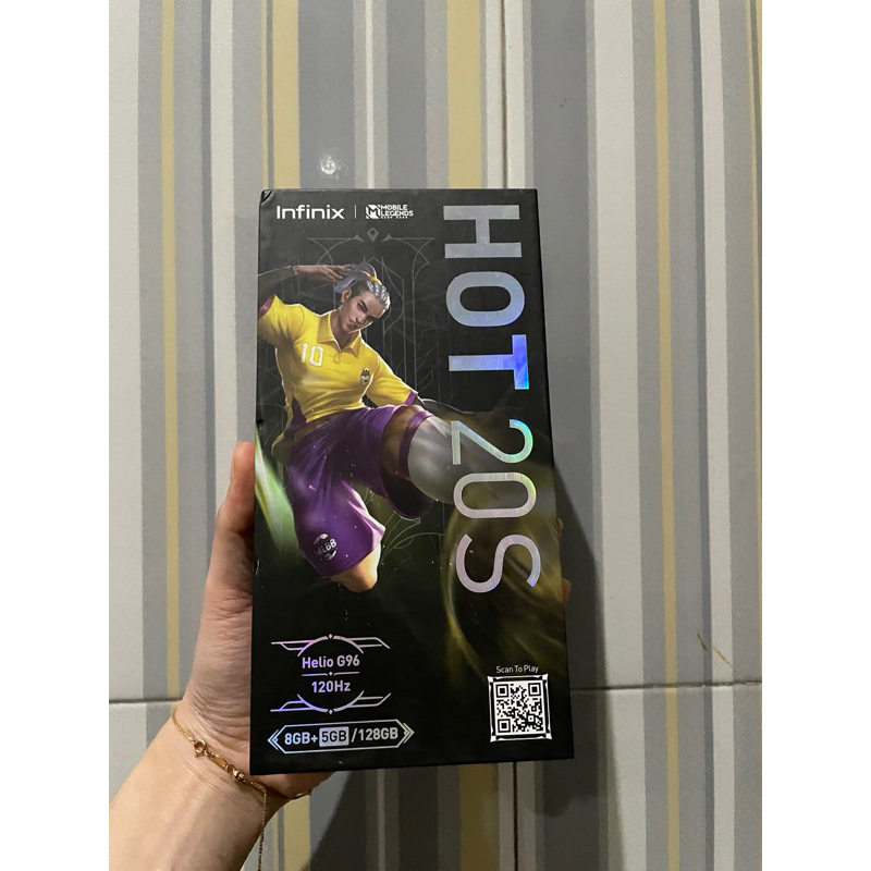 infinix hot 20s 8/128 second fullset