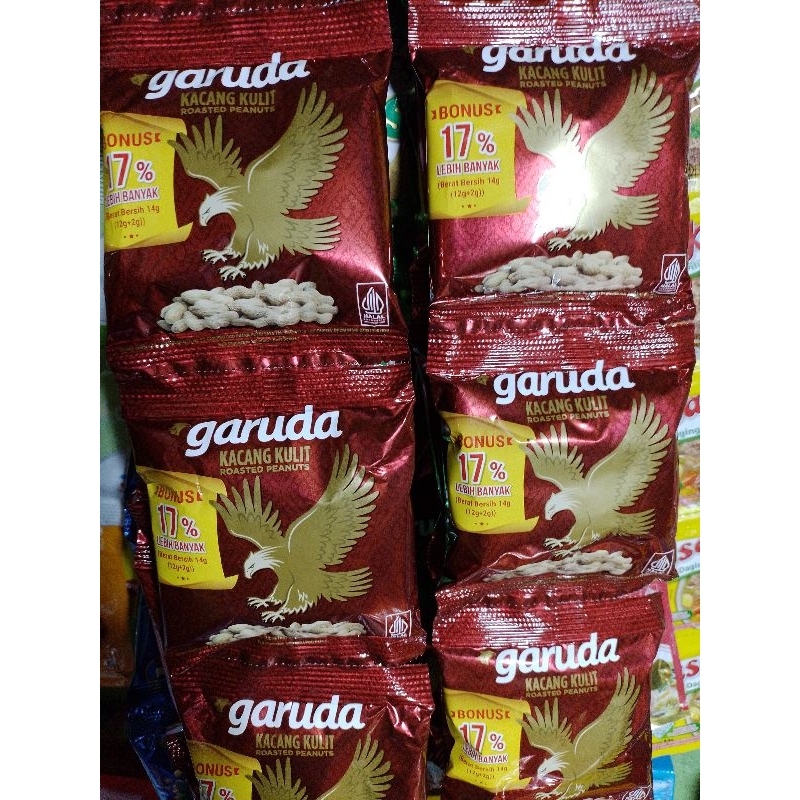 

Garuda Kacang Kulit 1 Renceng isi 10 Pcs