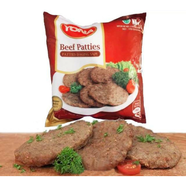 

Yona Beef Patties 500GR Daging Burger