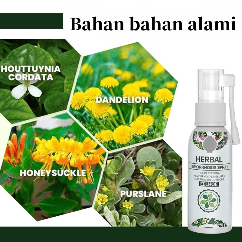 Obat Ambeyen Semprot Wasir Semprotan Herbal Alami efektif menghilangkan wasir EELHOE Herbal Spray Semprot Wasir Ambeien