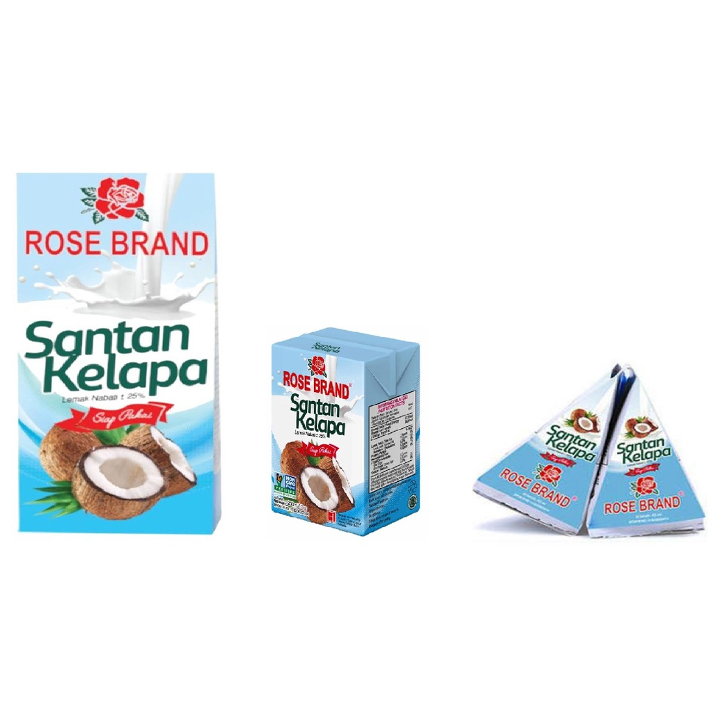 

Rose Brand Santan Kelapa-Santan Cair Siap Pakai