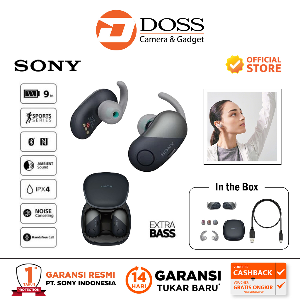 Sony WF-SP700N Wireless In-Ear Headphones / Sony SP700N