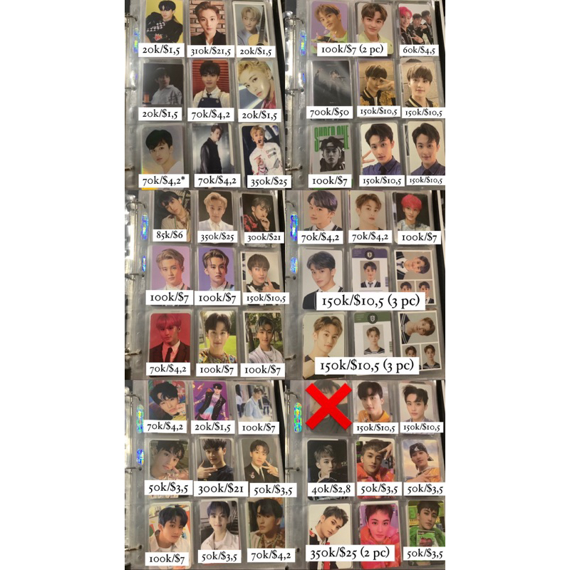 [NCT] MARK LEE SUPERM DREAM 127 PHOTOCARD (PC) Clearance Sale TAKE ALL