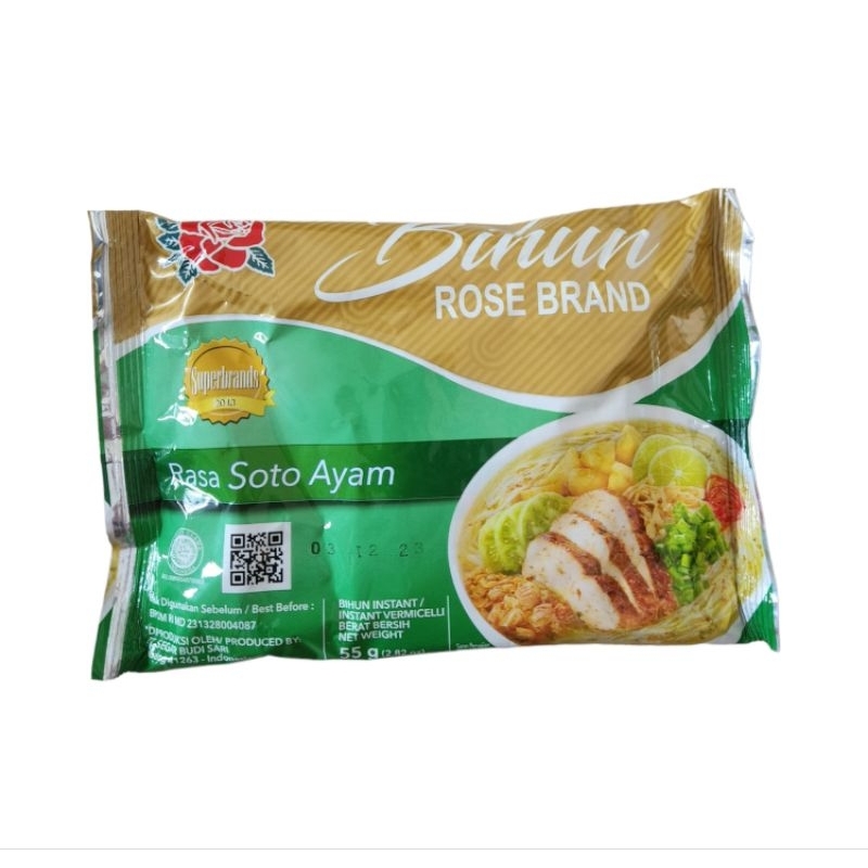 

Rose Brand Bihun Instan Soto Ayam 55g
