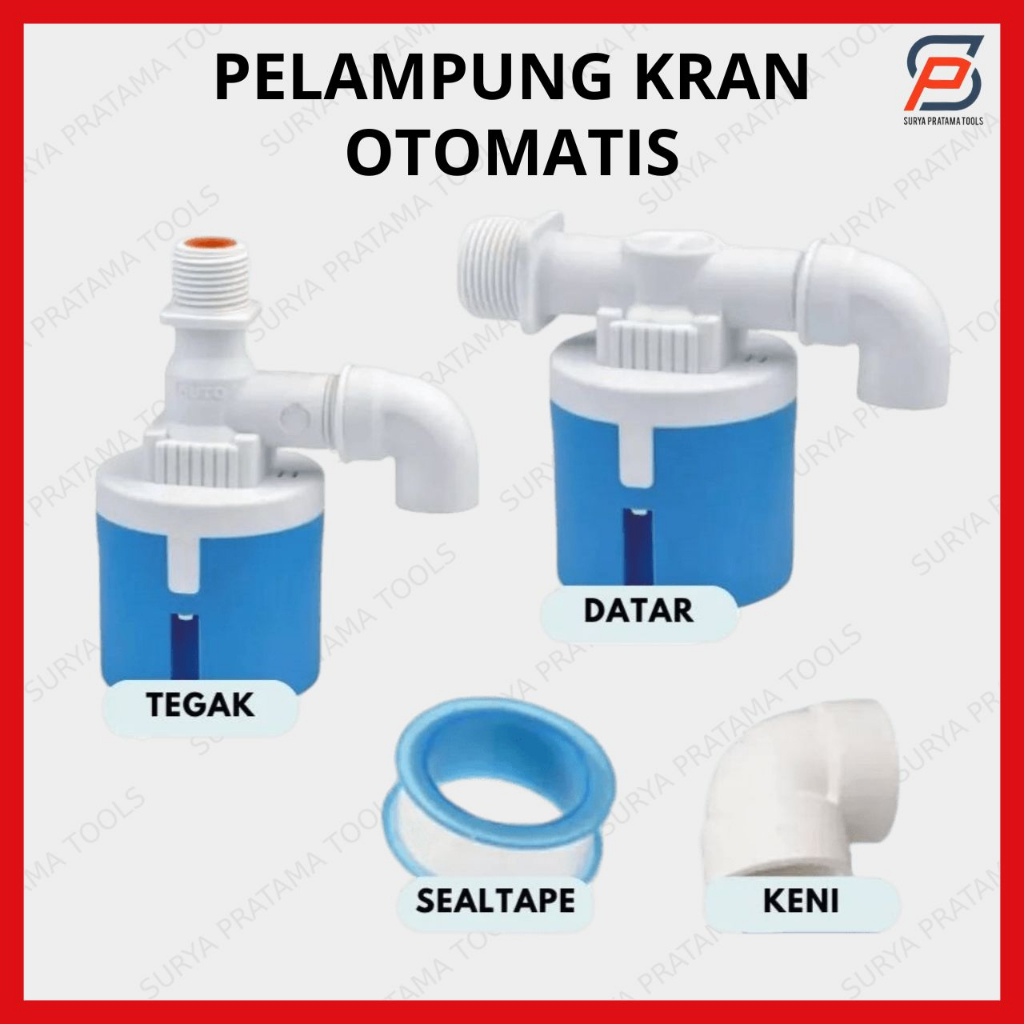 Pelampung Kran Air Otomatis Bak Mandi 1/2 3/4 Inch Sensor Keran Tandon Air Pelampung Toren