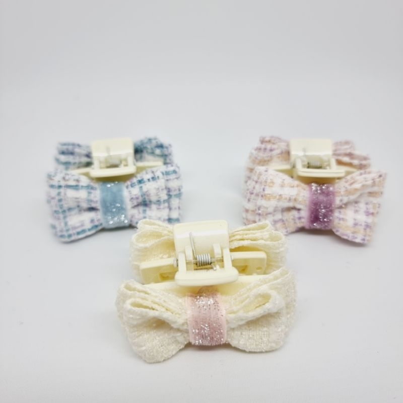 Ye Jin Claw Clip - Mini Claw Clip - Jepit rambut - Tweed Claw Clip