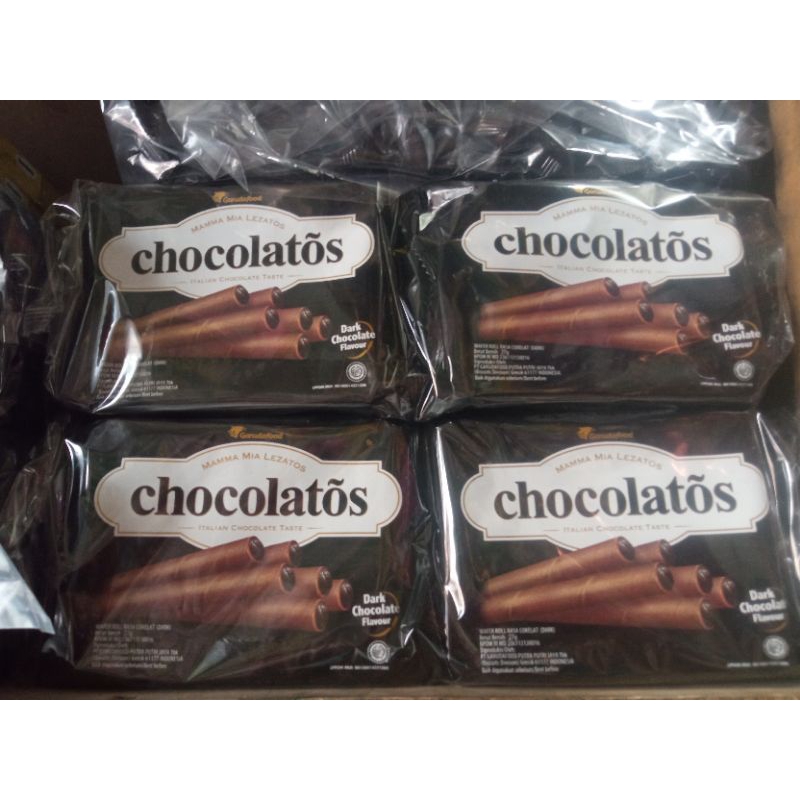 

Chocolatos Dark Roll 2000 harga per 5 pcs