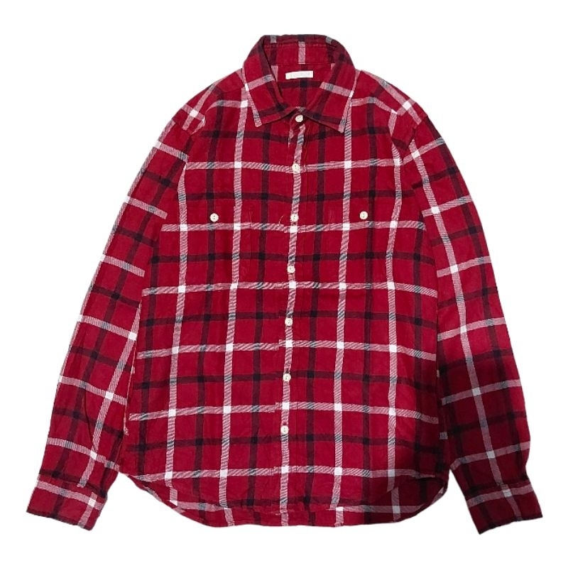 GU Uniqlo Kemeja Flanel Shirt Unisex