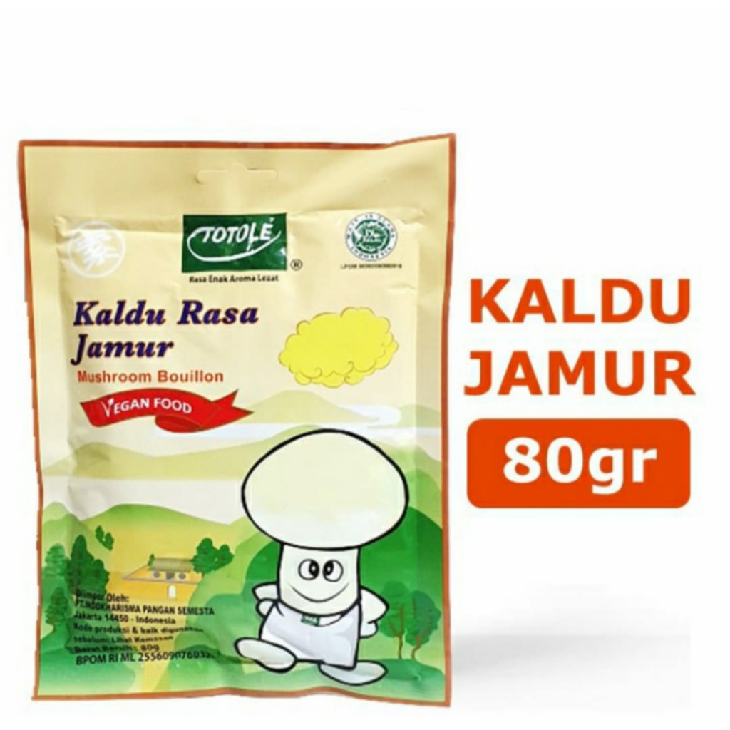 

TOTOLE KALDU JAMUR 80 GR