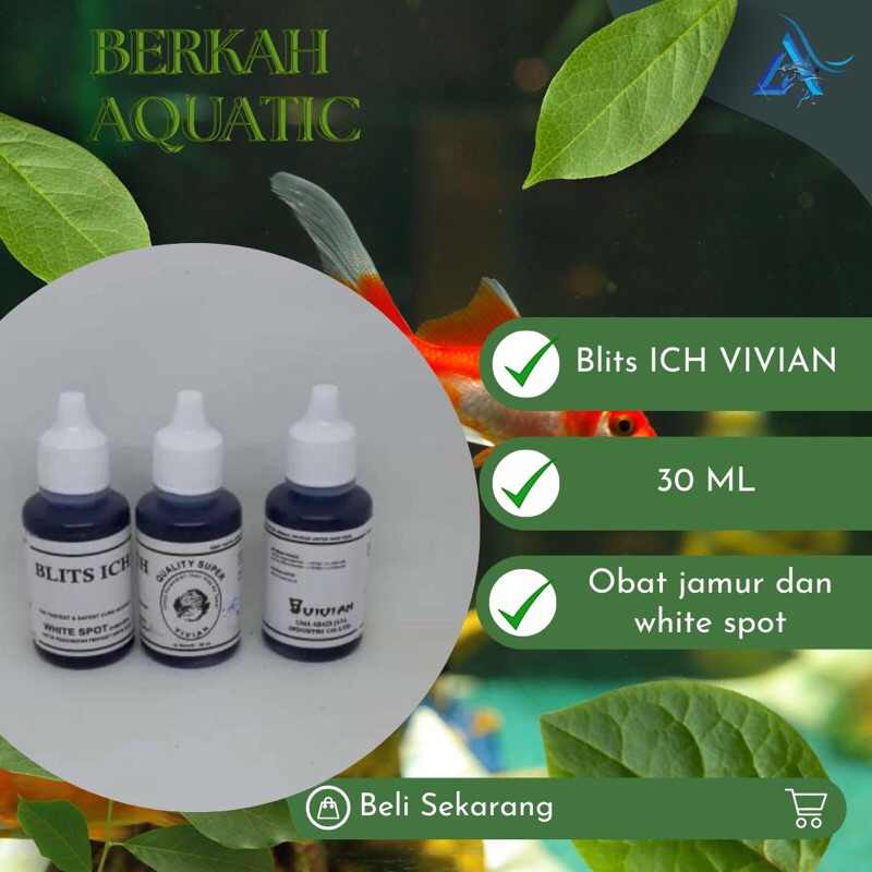 BLITS ICH OBAT BIRU IKAN CUPANG 30ml