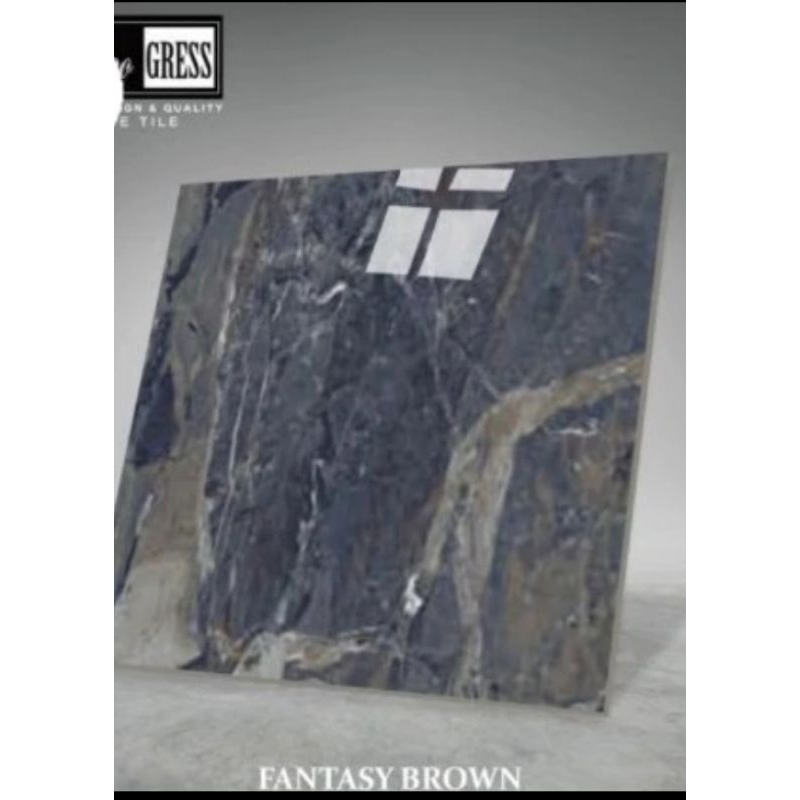 granit 60x60 motif marmer Valentino pantasi brown