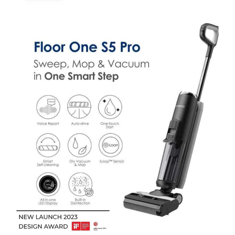 Tineco floor One S5 PRO smart wet dry cordless vacuum cleaner