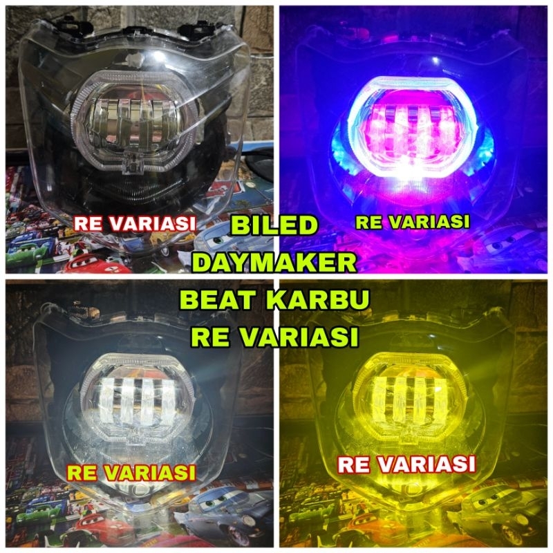 LAMPU DEPAN BILED BEAT KARBU