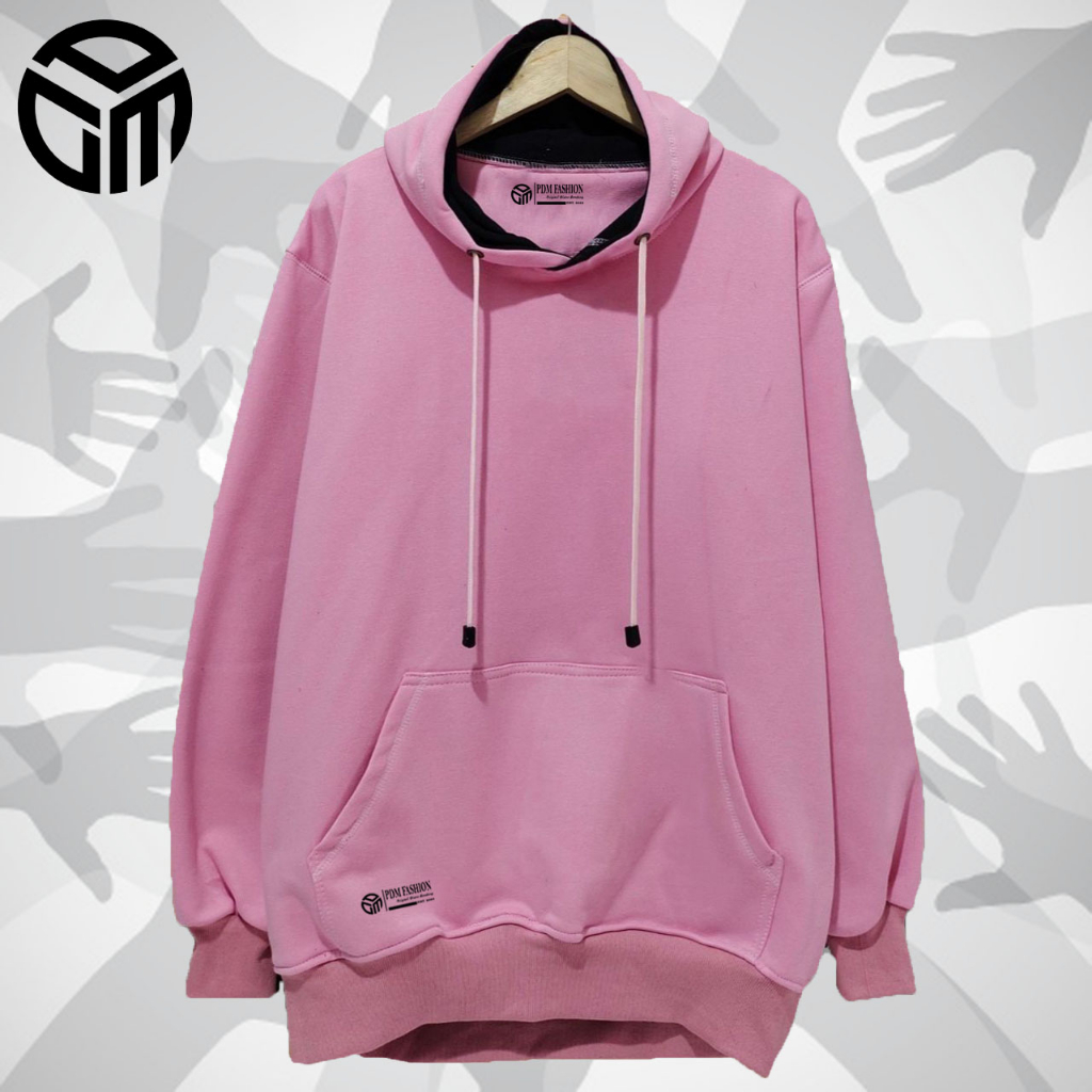 Switer Hudie Pria Wanita Oversize Warna Pink Sweater Hoodie Cowok Cewek Original Polosan Jaket Hudie