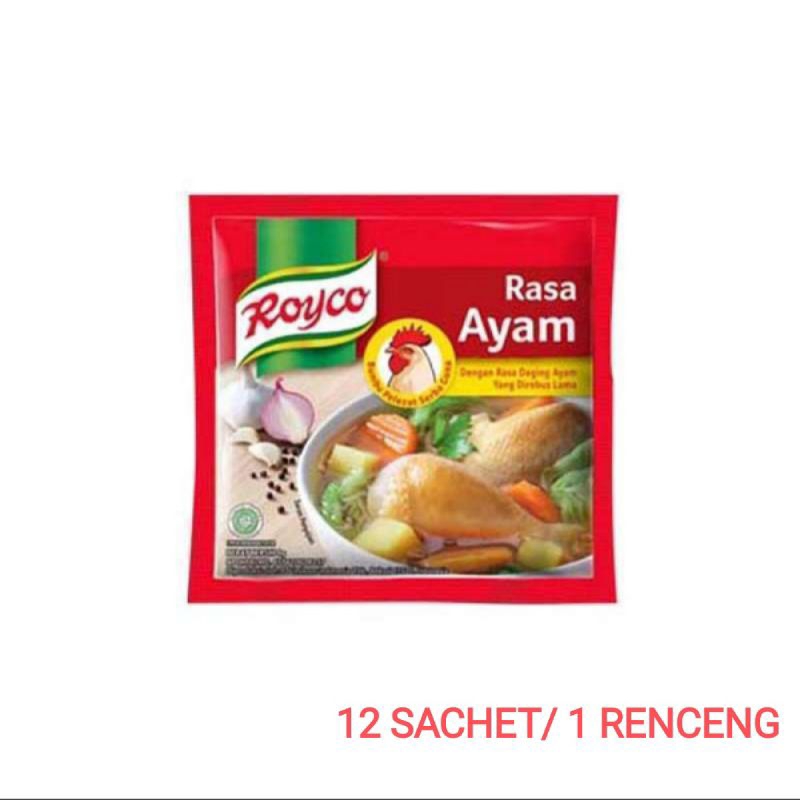 

Royco Rasa Ayam Bumbu Penyedap Rasa 8gr (12 sachet/renceng)