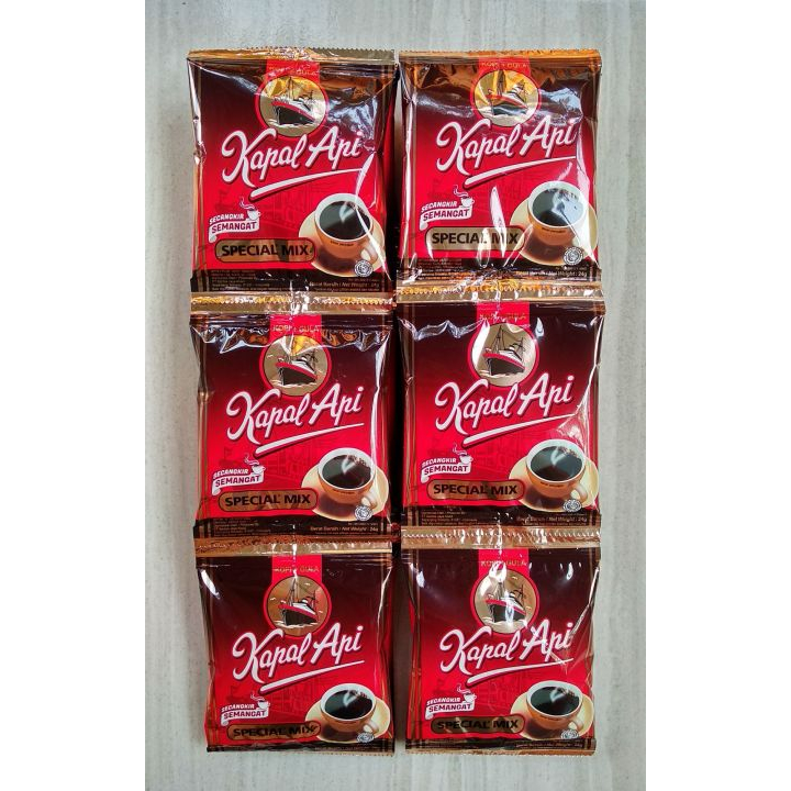 

Kopi Kapal Api Special Mix 1 Renteng 10pc 23gr Minuman Kopi Bubuk Terlaris