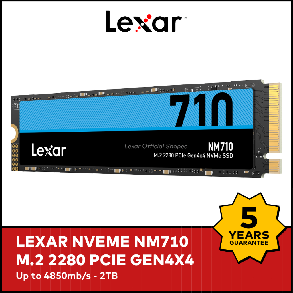 Lexar SSD NM710 M.2 NVMe PCIe 2280 Gen 4x4 - 2TB