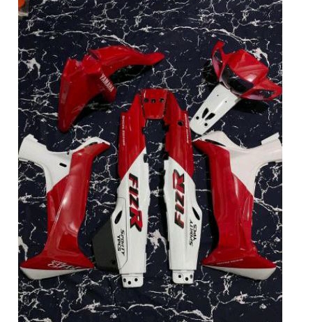 cover body fizr f1zr putih merah fullset body full set bodi halus yamaha fiz r f1zr