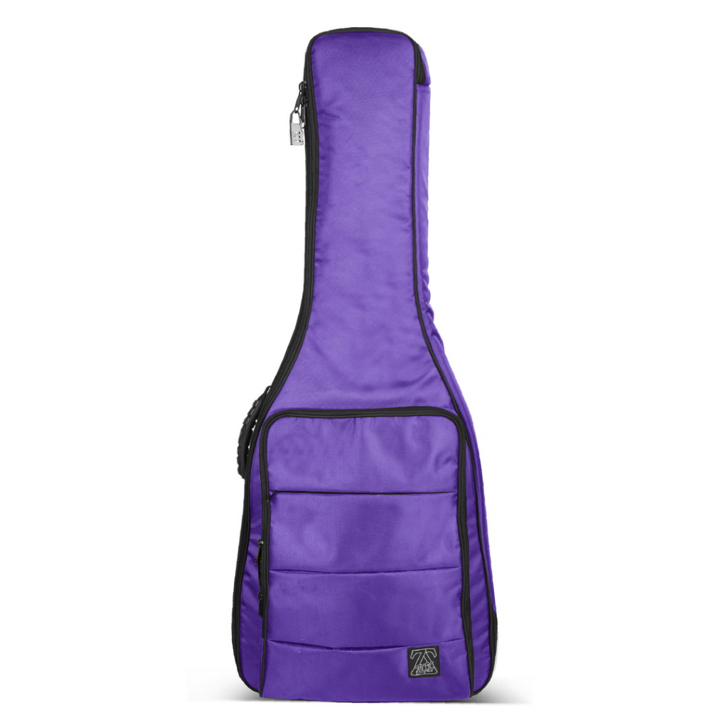 Zorc - Valen | Tas Gitar Elektrik Tahan Air | Softcase Gitar Listrik | Gigbag Ungu