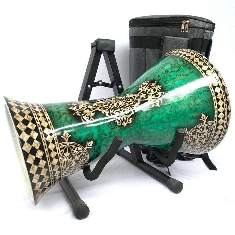 Darbuka motif murah berkualitas motif hijau marmer