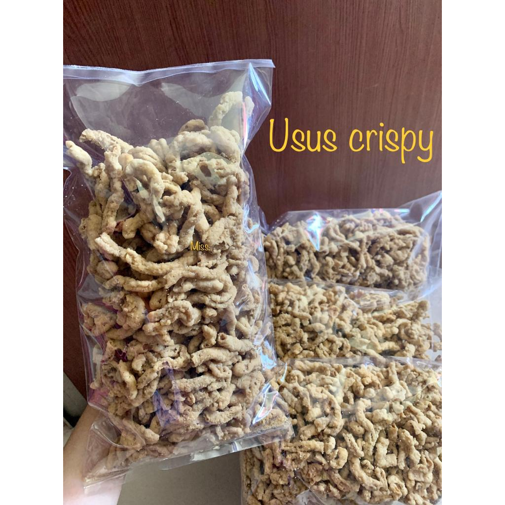 

Keripik Usus Crispy 250gr - Kripik Usus Tidak Amis Enak Renyah Gurih