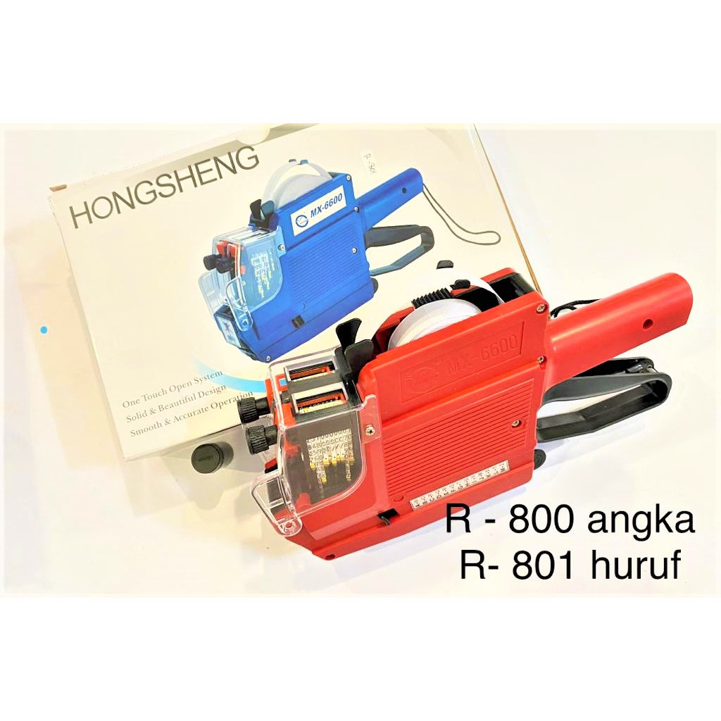 

MESIN TEMBAK LABEL BANDROL HARGA 2 BARIS LABEL HARGA PRICE LABELER 6600 2 LINE