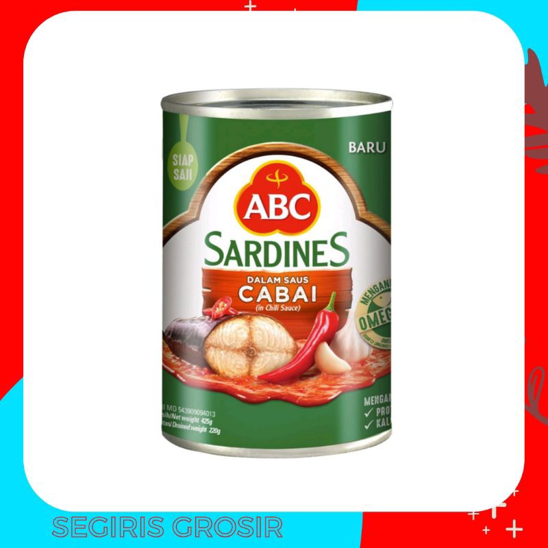 

ABC Sarden Saus Cabai 425gr