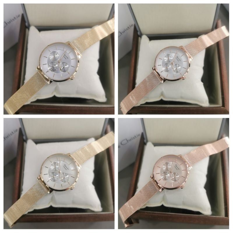 Alexandre Christie AC 2870 Jam Tangan Wanita Original Analog Watch Stainless Steel Strap Promo 2023 