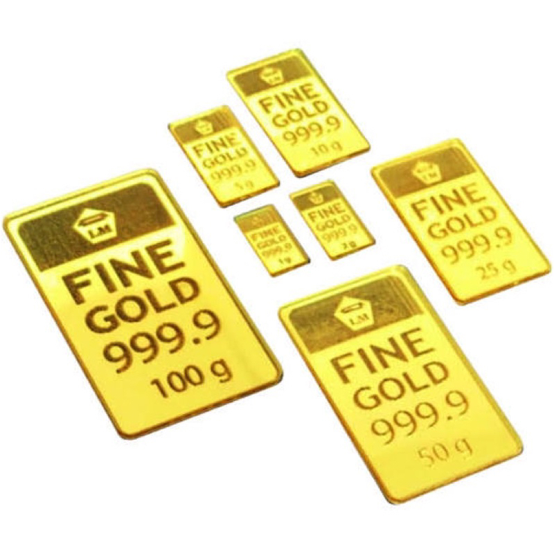 REPLIKA LOGAM MULIA (1-5 gram) (HANYA UNTUK TAMBAHAN MAHAR)