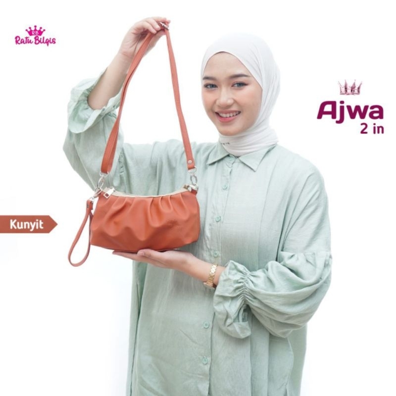 COD✅ SlAJWA BAG BY RATU BILQIS / TAS RATU BILQIS / TAS SELEMPANG / TAS CANTIK MURAH ANTI AIR
