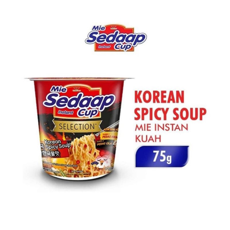 

Sedaap Korean Spicy Soup Cup