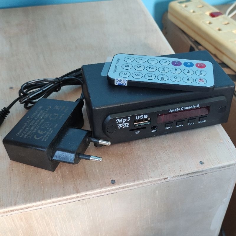 Modul Mp3 Player Bluetooth stereo plus Adaptor siap pakai