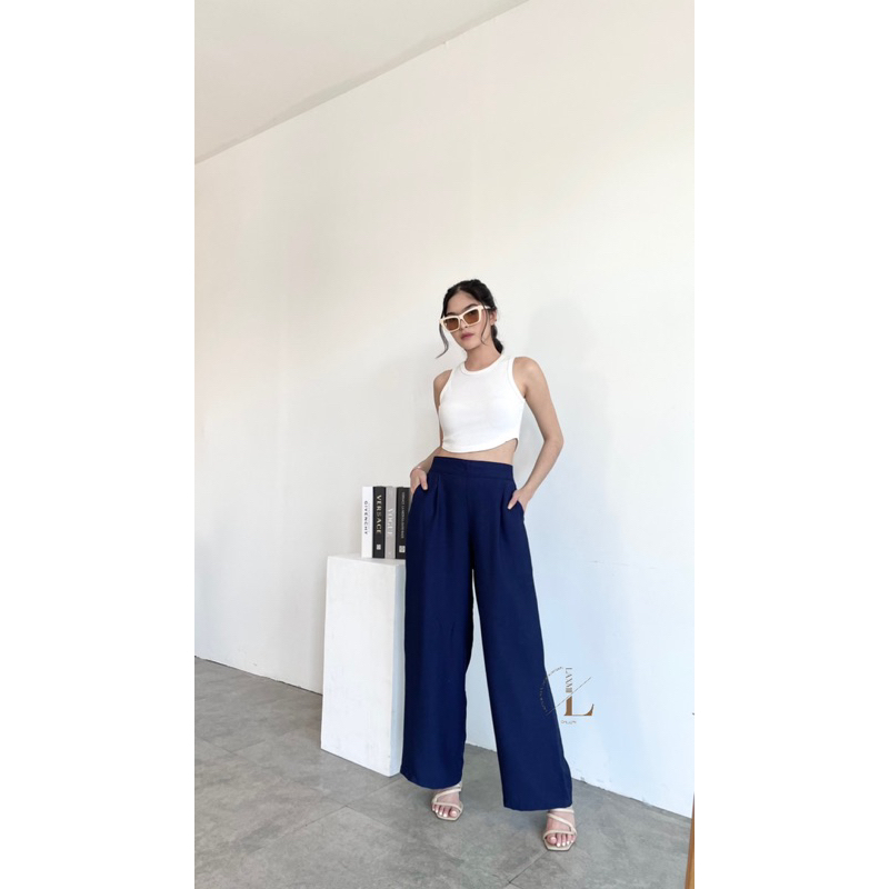 [LAXMI] Ayoora Kulot basic // Kulot highwaist Pinggang Tinggi // Loose pants