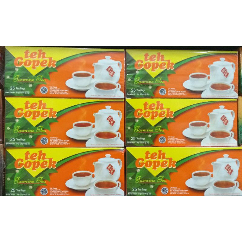 

KZ - teh gopek jasmine tea teh celup isi 25 sachet