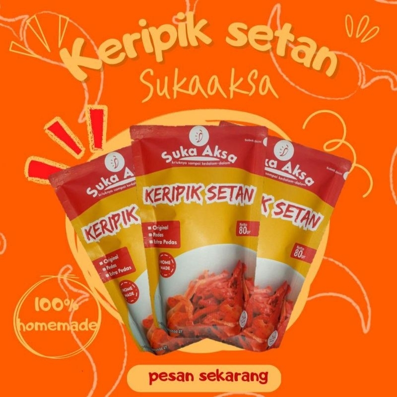 

KRIPIK SETAN | JAJAN KEKINIAN | CEMILAN ENAK | OPEN RESELLER