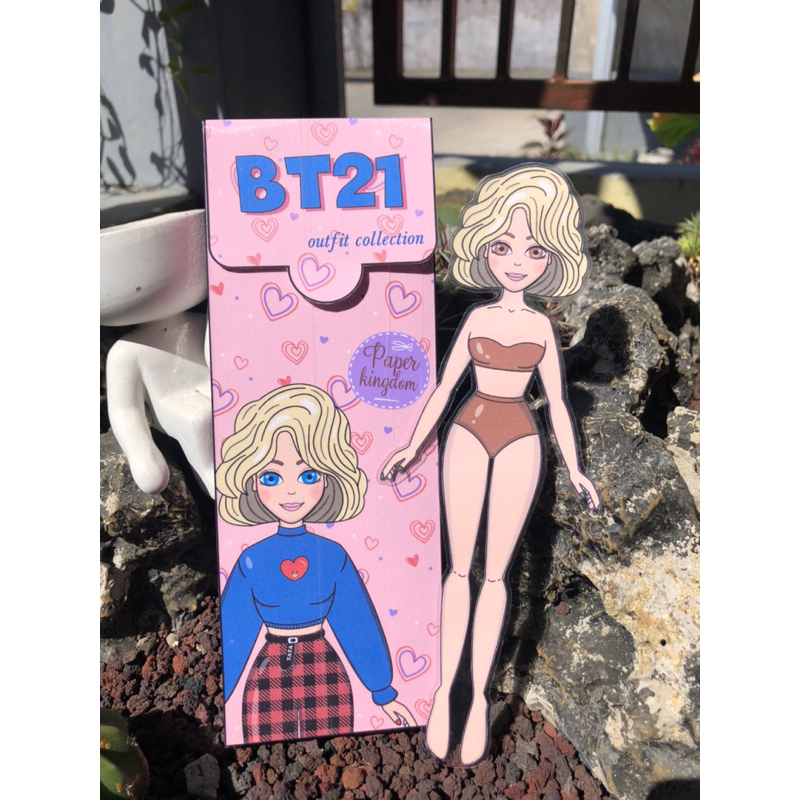 Karakter Set Paper Doll BT21 Edition
